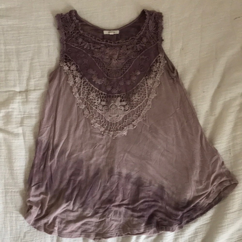 Small purple maurices tank-top